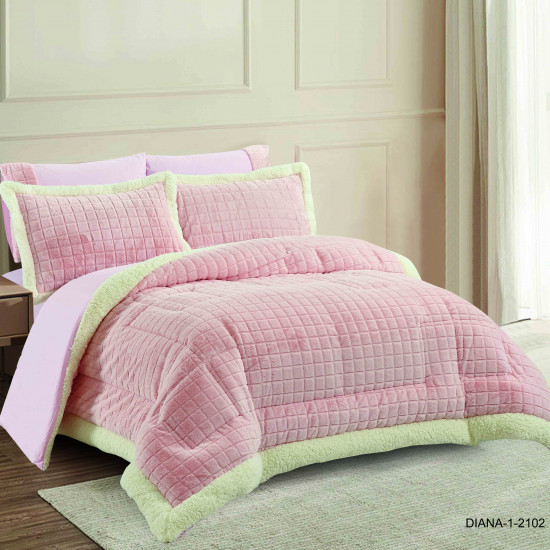 6PC BLANKET COMFORTER SET-DOUBLE