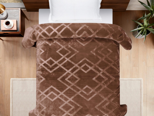 SIGNATURE BLANKET EMBOSSED 160CMX220CM 2.5KG