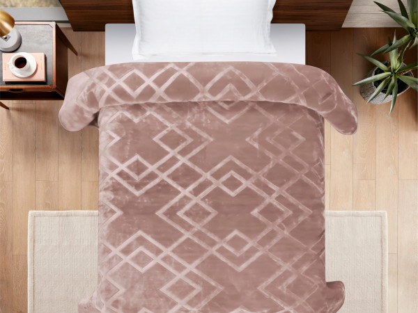 SIGNATURE BLANKET EMBOSSED 160CMX220CM 2.5KG