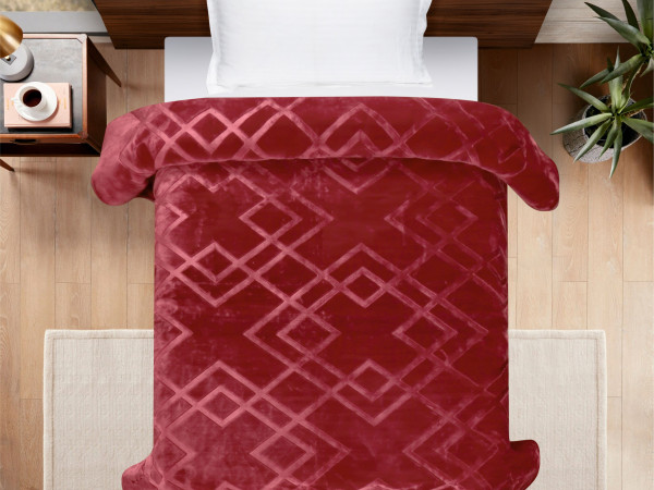 SIGNATURE BLANKET EMBOSSED 160CMX220CM 2.5KG