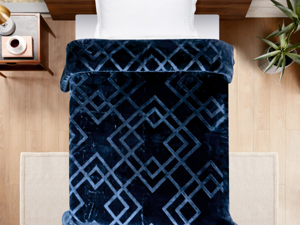 SIGNATURE BLANKET EMBOSSED 160CMX220CM 2.5KG