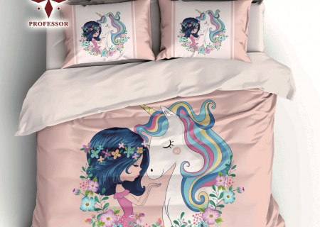 4PC COMFORTER SET-SINGLE - QUEEN SIZE -180*240
