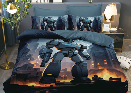 4PC COMFORTER SET-SINGLE - QUEEN SIZE -180*240