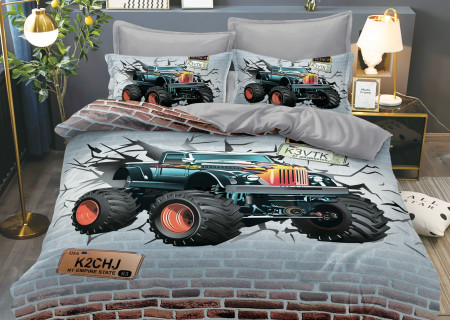 4PC COMFORTER SET-SINGLE - QUEEN SIZE -180*240