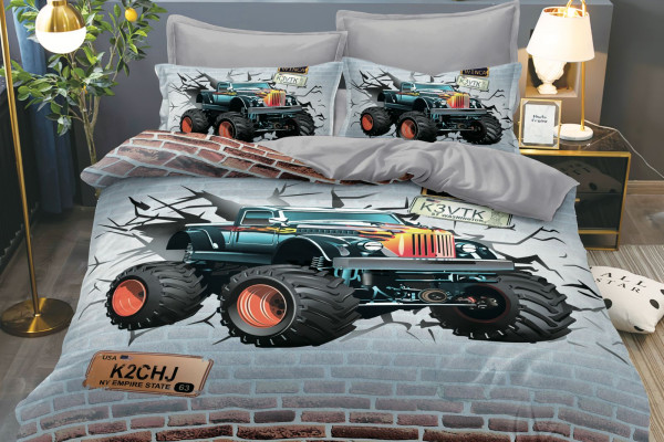 4PC COMFORTER SET-SINGLE - QUEEN SIZE -180*240