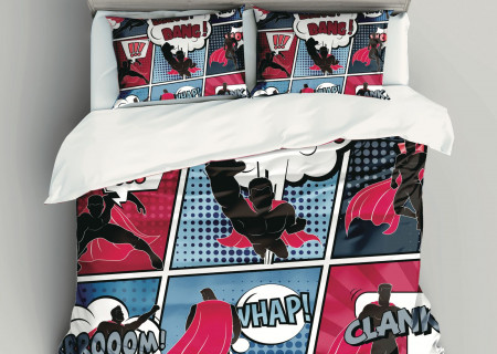 4PC COMFORTER SET-SINGLE - QUEEN SIZE -180*240