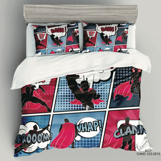 4PC COMFORTER SET-SINGLE - QUEEN SIZE -180*240