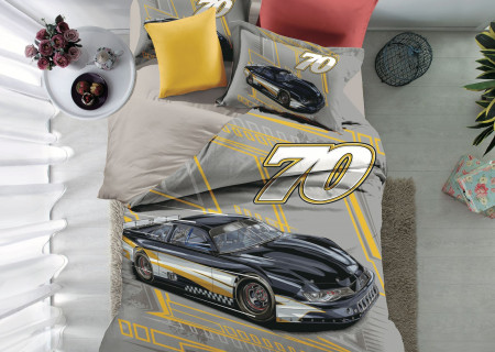 4PC COMFORTER SET-SINGLE - QUEEN SIZE -180*240