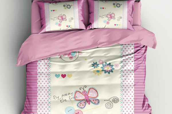 4PC COMFORTER SET-SINGLE - QUEEN SIZE -180*240