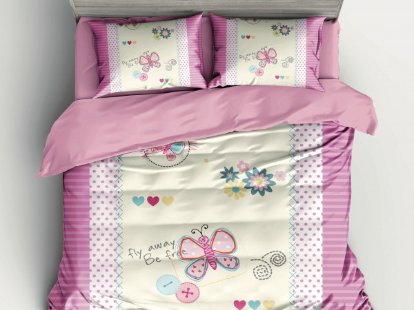 4PC COMFORTER SET-SINGLE - QUEEN SIZE -180*240