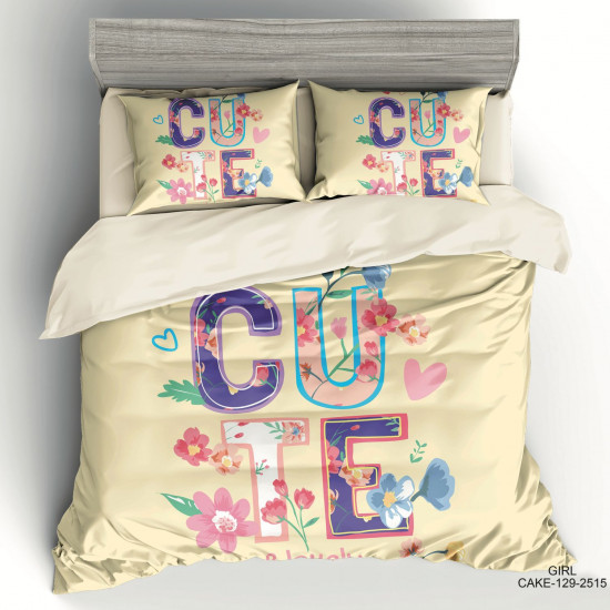 4PC COMFORTER SET-SINGLE - QUEEN SIZE -180*240