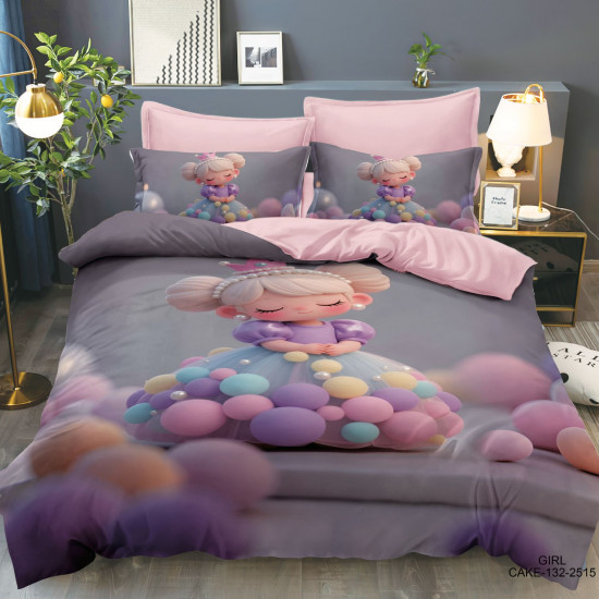 4PC COMFORTER SET-SINGLE - QUEEN SIZE -180*240