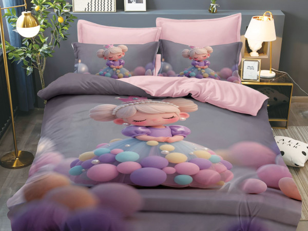 4PC COMFORTER SET-SINGLE - QUEEN SIZE -180*240