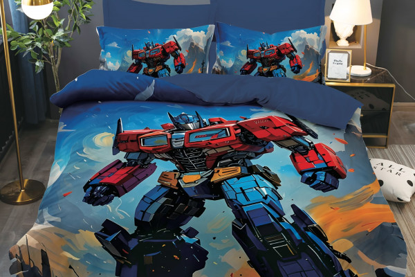 4PC COMFORTER SET-SINGLE 160 × 220 cm