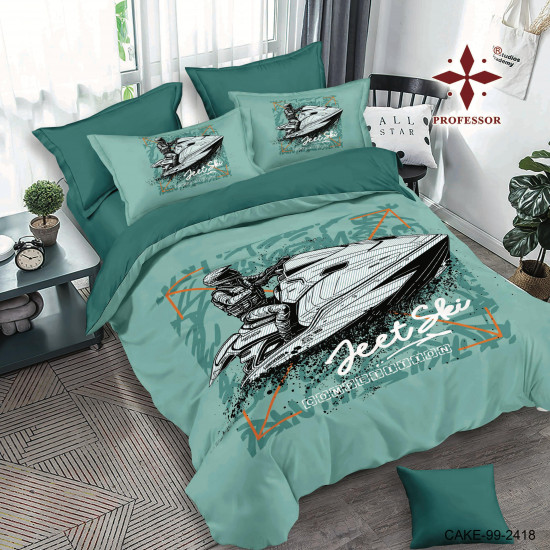 4PC COMFORTER SET-SINGLE - QUEEN SIZE -180*240