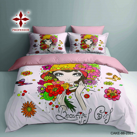 4PC COMFORTER SET-SINGLE - QUEEN SIZE -180*240