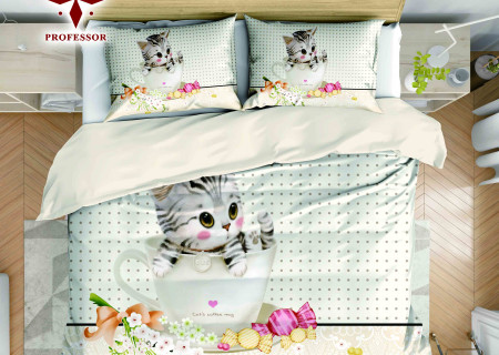 4PC COMFORTER SET-SINGLE - QUEEN SIZE -180*240