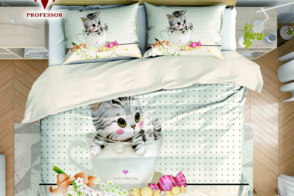 4PC COMFORTER SET-SINGLE - QUEEN SIZE -180*240