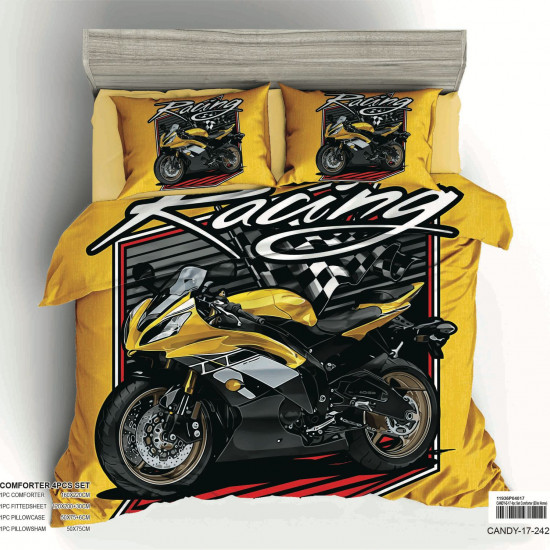 4-Piece Kids Comforter Bedding Set 4-Piece Kids Comforter Bedding Set