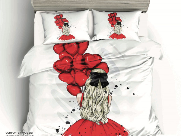 4-Piece Kids Comforter Bedding Set