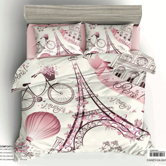 4-Piece Kids Comforter Bedding Set 4-Piece Kids Comforter Bedding Set
