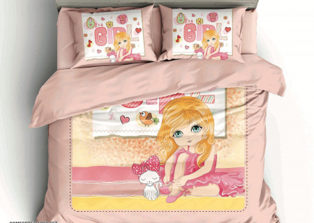 4-Piece Kids Comforter Bedding Set