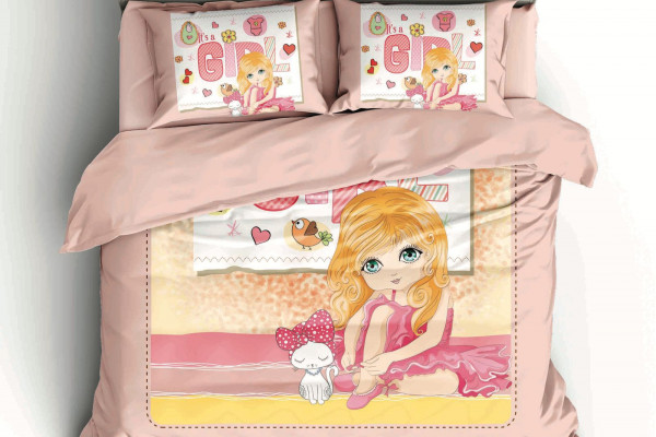 4-Piece Kids Comforter Bedding Set