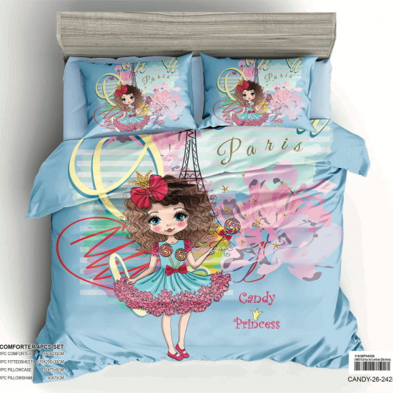 4-Piece Kids Comforter Bedding Set 4-Piece Kids Comforter Bedding Set