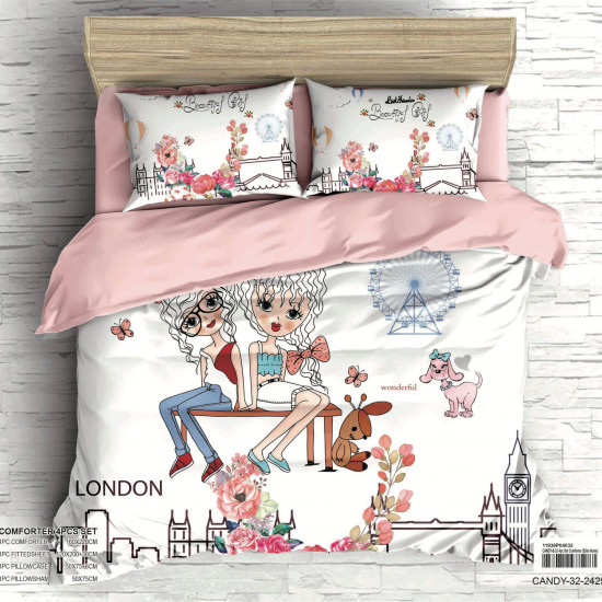 4-Piece Kids Comforter Bedding Set 4-Piece Kids Comforter Bedding Set