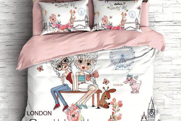 4-Piece Kids Comforter Bedding Set