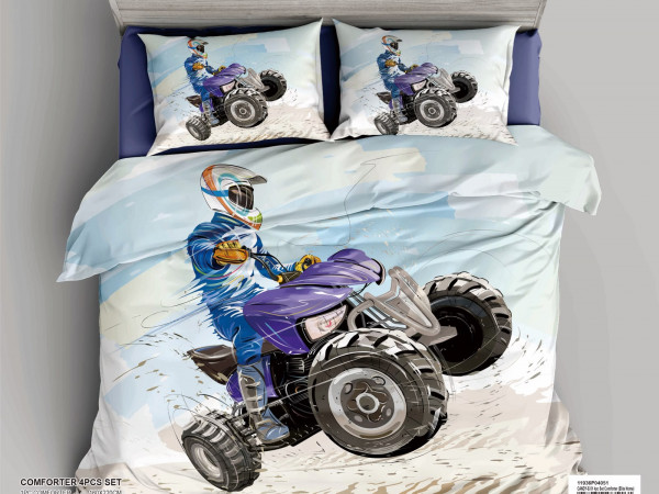 4-Piece Kids Comforter Bedding Set