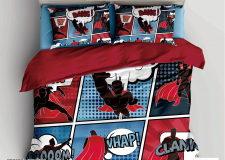 4-Piece Kids Comforter Bedding Set