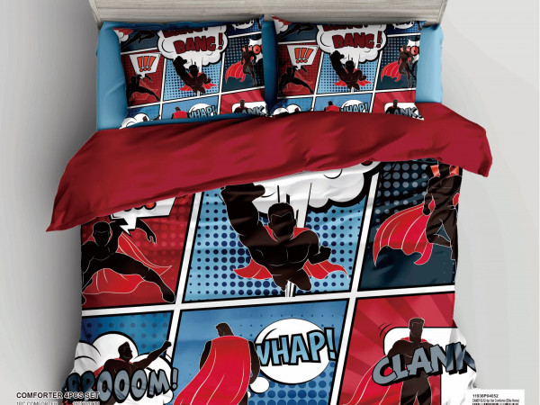 4-Piece Kids Comforter Bedding Set