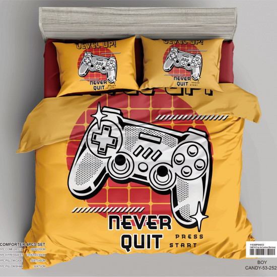 4-Piece Kids Comforter Bedding Set