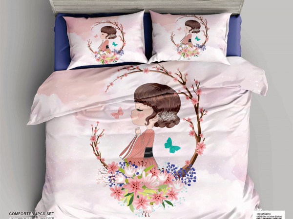 4-Piece Kids Comforter Bedding Set
