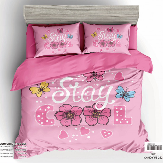 4-Piece Kids Comforter Bedding Set
