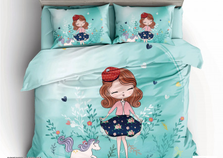 4-Piece Kids Comforter Bedding Set