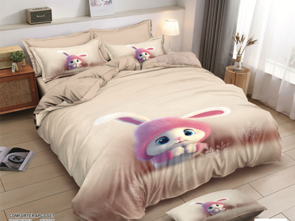 4-Piece Kids Comforter Bedding Set