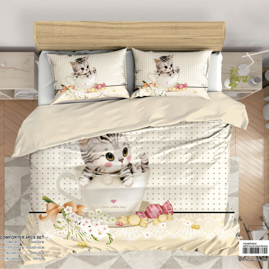 4-Piece Kids Comforter Bedding Set 4-Piece Kids Comforter Bedding Set