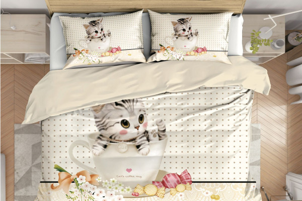 4-Piece Kids Comforter Bedding Set