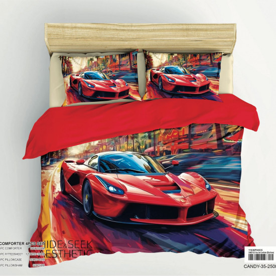4-Piece Kids Comforter Bedding Set 4-Piece Kids Comforter Bedding Set