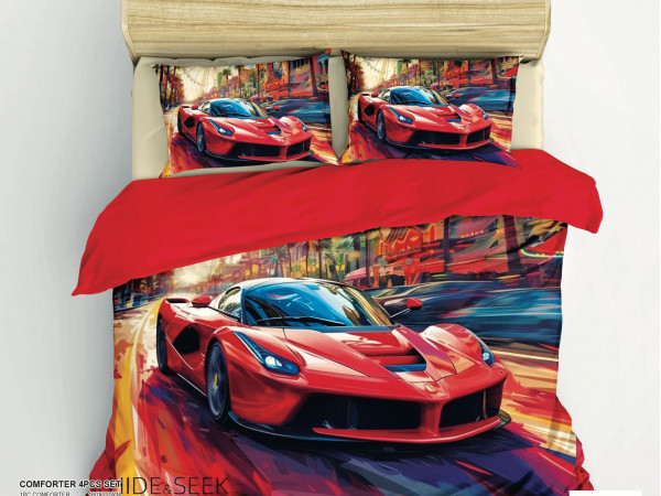 4-Piece Kids Comforter Bedding Set