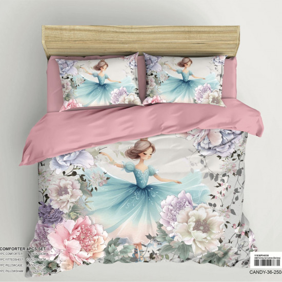 4-Piece Kids Comforter Bedding Set 4-Piece Kids Comforter Bedding Set