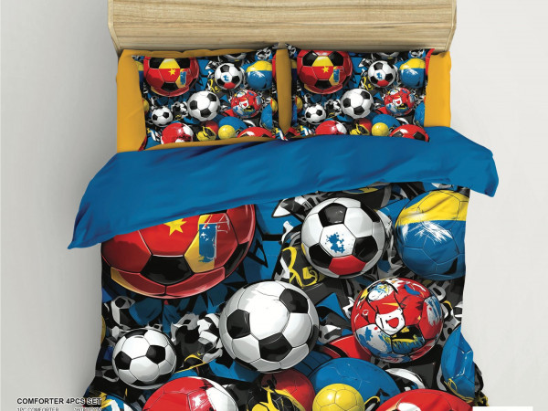4-Piece Kids Comforter Bedding Set
