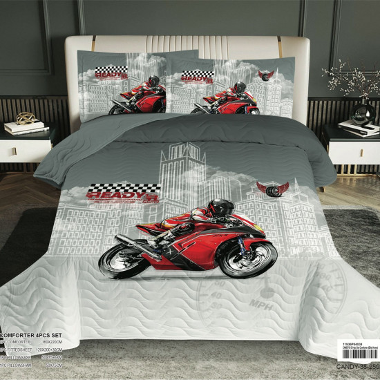 4-Piece Kids Comforter Bedding Set 4-Piece Kids Comforter Bedding Set