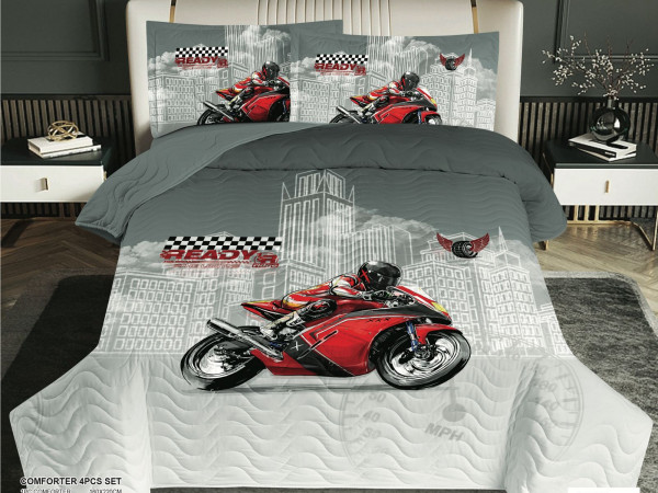 4-Piece Kids Comforter Bedding Set