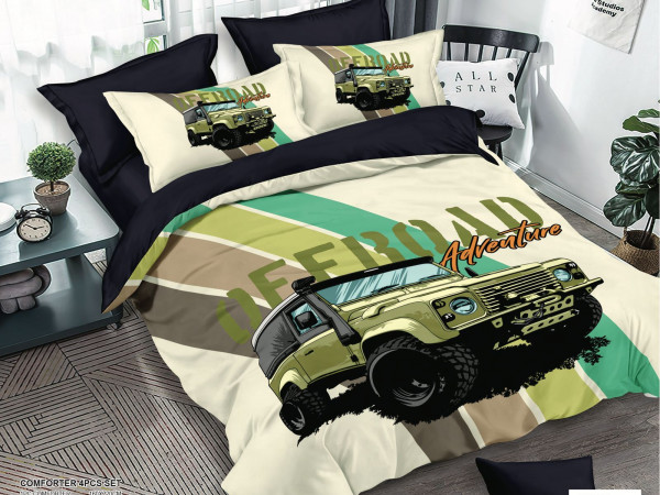 4-Piece Kids Comforter Bedding Set