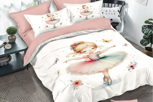 4-Piece Kids Comforter Bedding Set