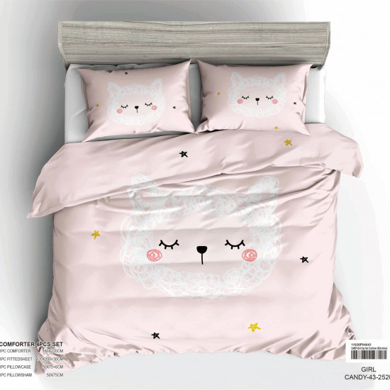 4-Piece Kids Comforter Bedding Set