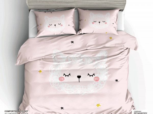 4-Piece Kids Comforter Bedding Set